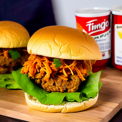 Tinga de Pollo Burger