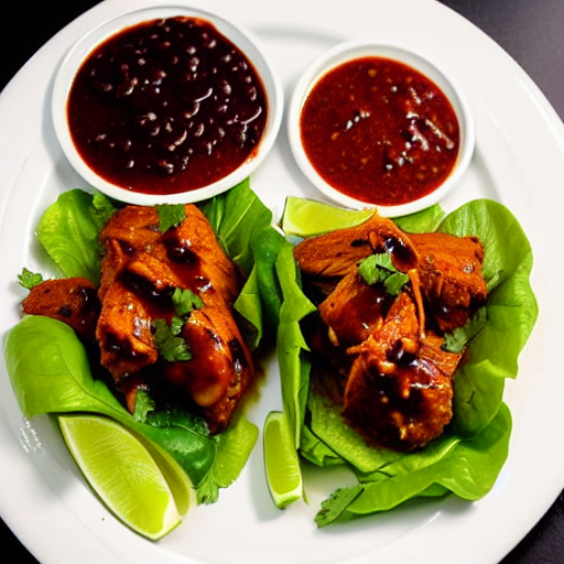Tacos de Pollo con Mole