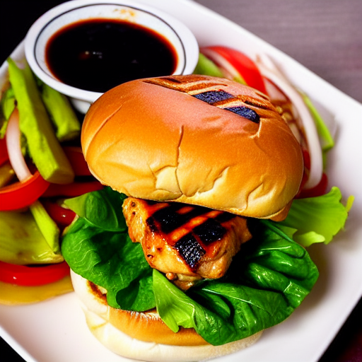 Kushiyaki Chicken Burger