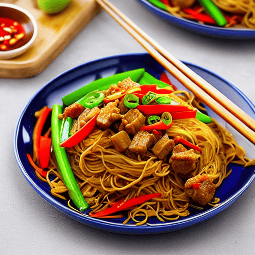 Stir-Fried Noodles with Pork