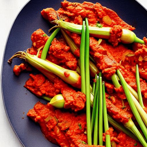 Calçots with Romesco