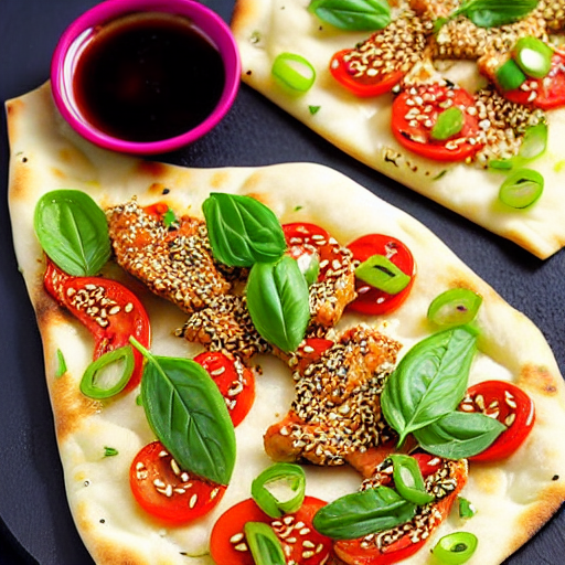 Sesame Chicken Flatbread