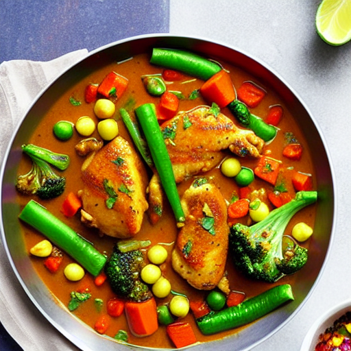 Chicken and Vegetable Curry with Quinoa