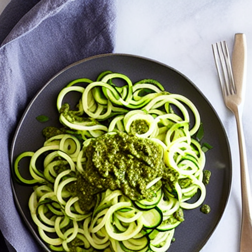 Zoodles with Pesto