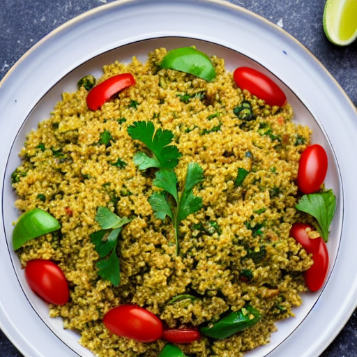 Kısır Meze Tabağı