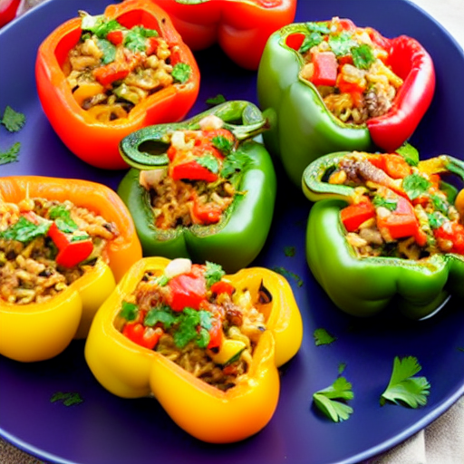Seafood Stuffed Peppers