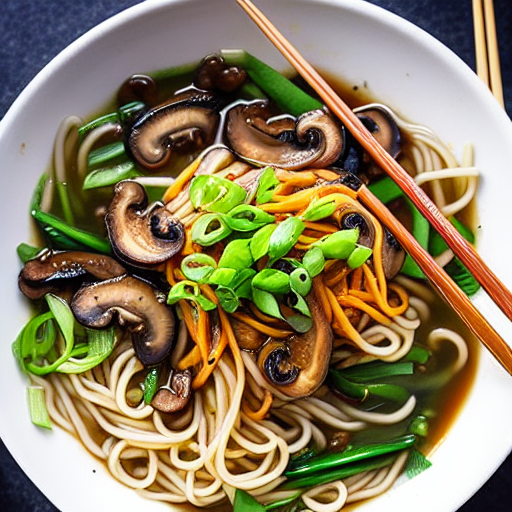 Mushroom Bibim Guksu