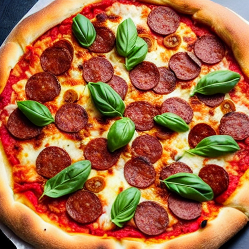 Pizza de Salchichón