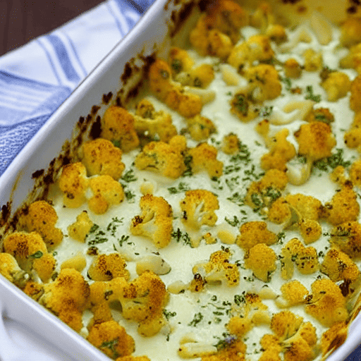 Herbed Cauliflower Gratin