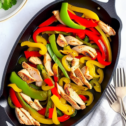 Chicken and Vegetable Fajitas