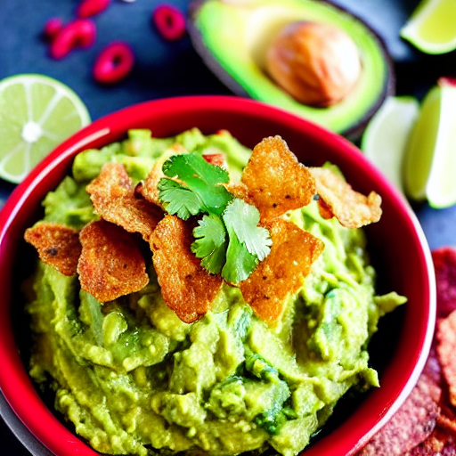 Guacamole con Chicharrón