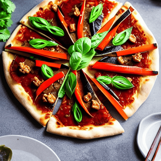 Vegan Peking Duck Pizza