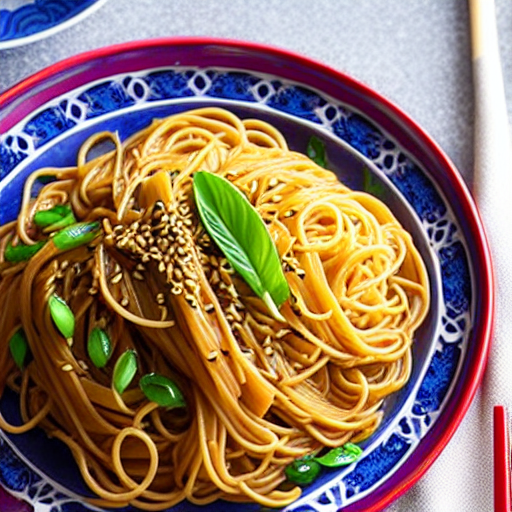 Sesame Oil Noodles