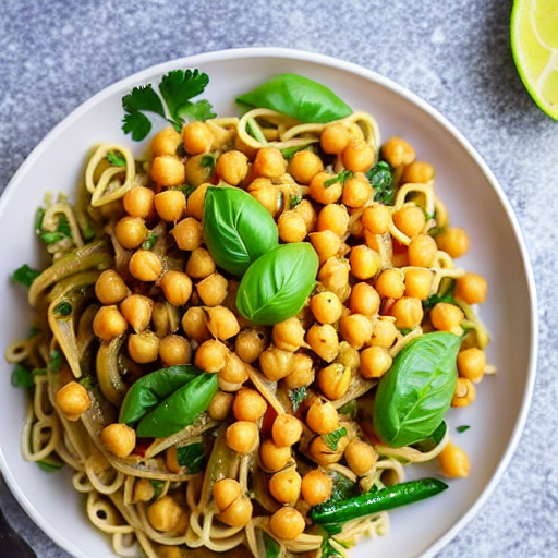 Chickpea Salad Pasta