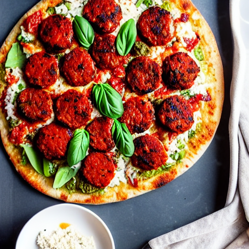 Keto Kefta Pizza