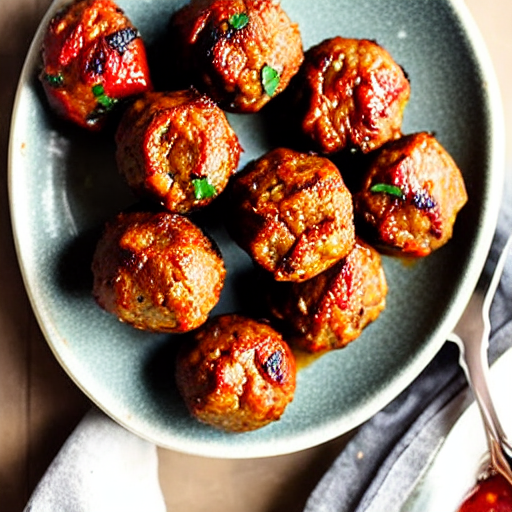 Baked Thai Meatballs