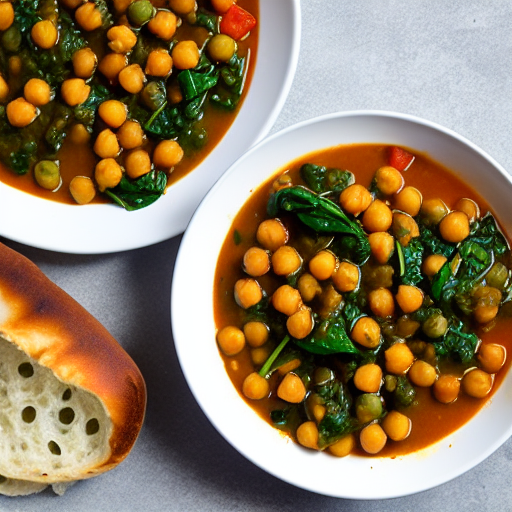 Chickpea and Spinach Stew