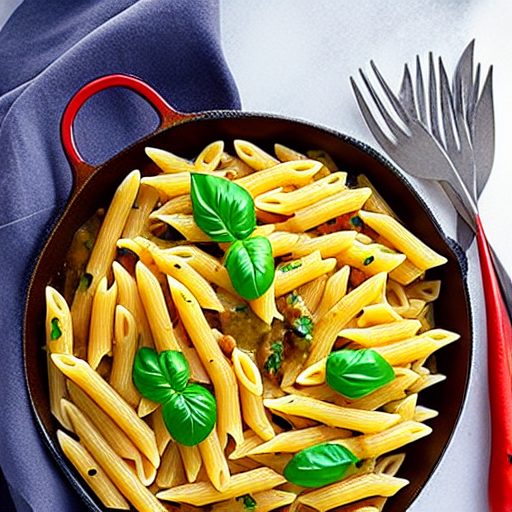 Penne ao Molho de Alho