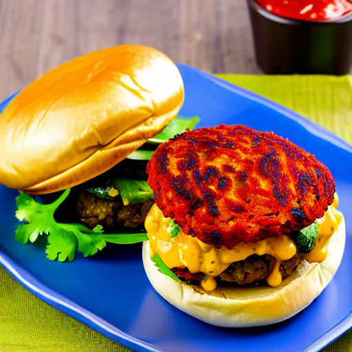 Aloo Chaat Burger