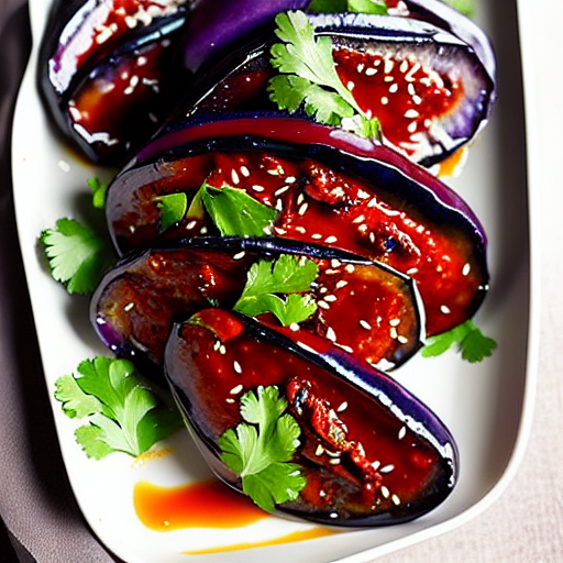 Gochujang Glazed Eggplant