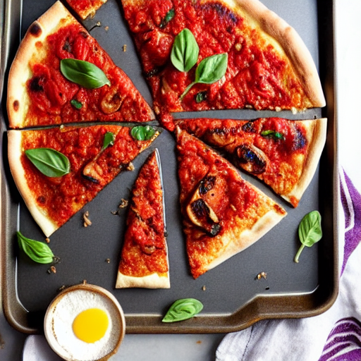 Spiced Eggplant Pizza