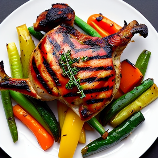 Grilled Quail with Thyme