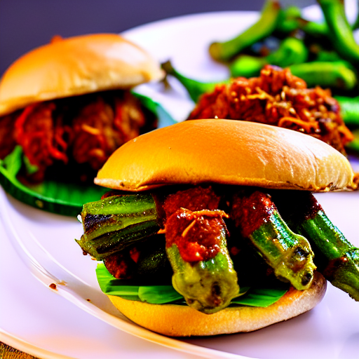 Bhindi Burger