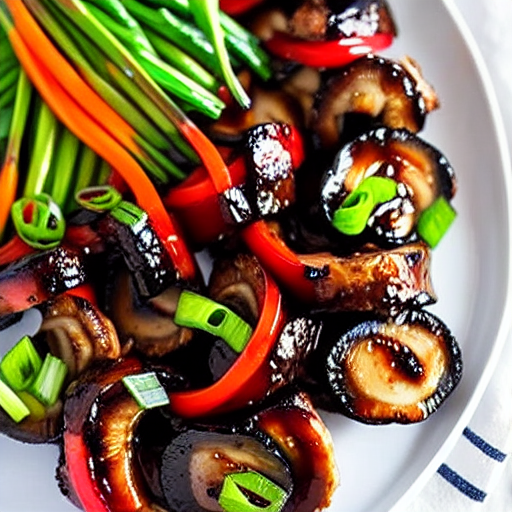 Korean BBQ Mushrooms