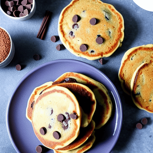 Vegan Chocolate Chip Pancakes