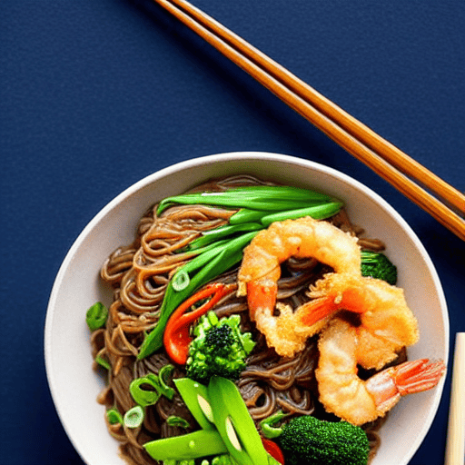 Soba with Tempura