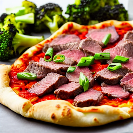 Yakiniku Beef Pizza