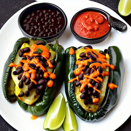 Chiles Rellenos Vegetarianos