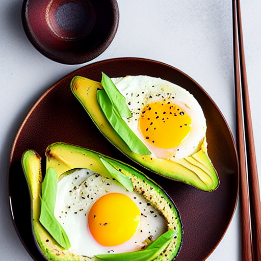 Baked Avocado with Egg