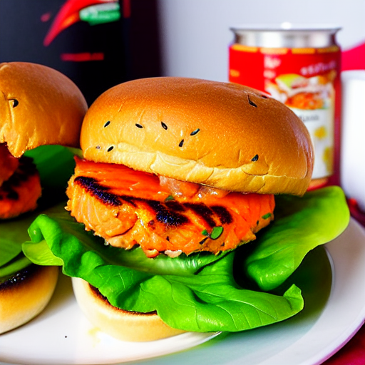 Sriracha Salmon Burger