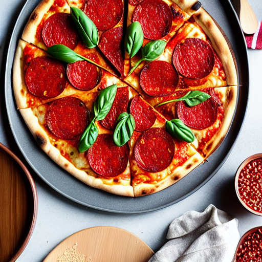 Keto Szechuan Pepperoni Pizza