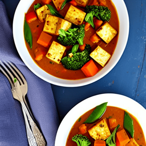 Vegan Vegetable Tofu Curry