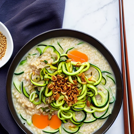 Zucchini Noodle Congee