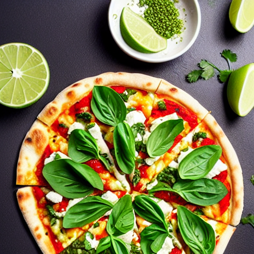 Cilantro and Lime Pizza