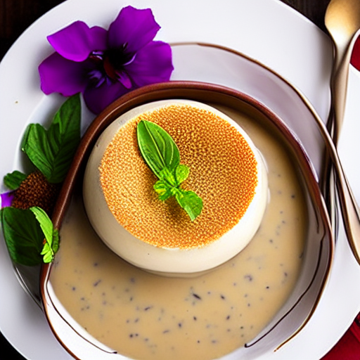 Baked Taro Pudding