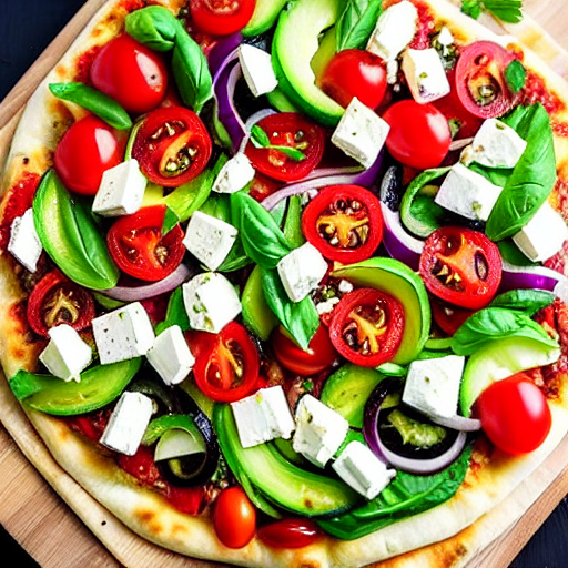 Greek Salad Pizza