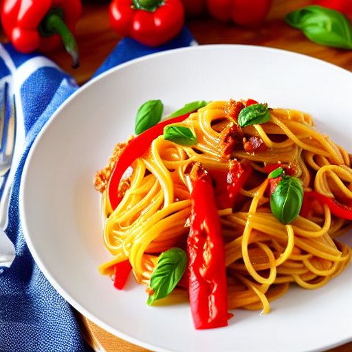 Pasta con Peperoni