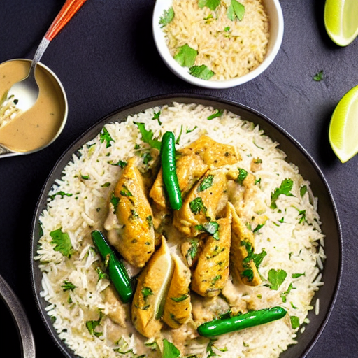 Riz Ma' Laban Wa Dajaj