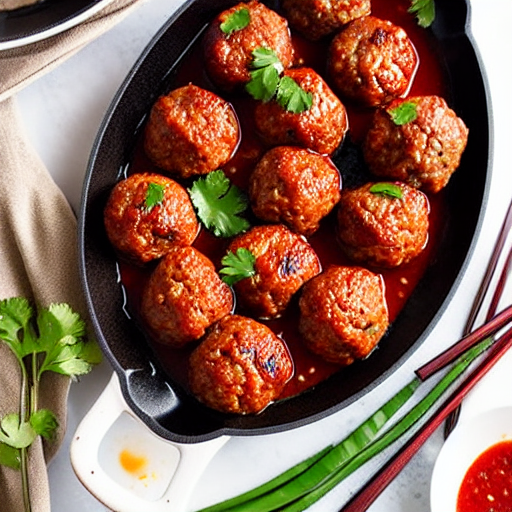 Baked Korean Meatballs