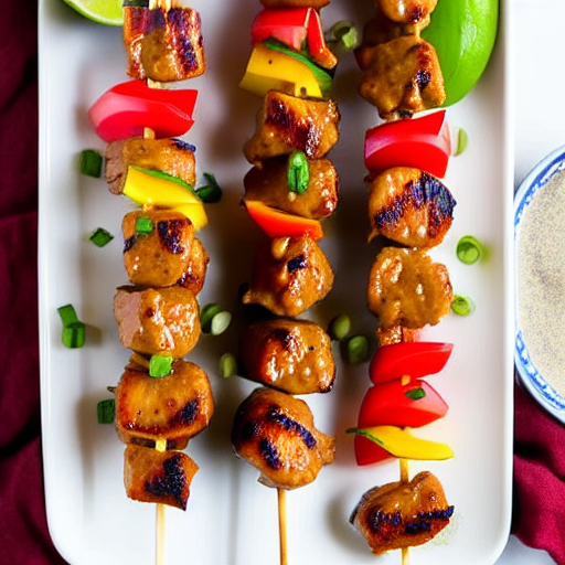 Pork Satay Skewers