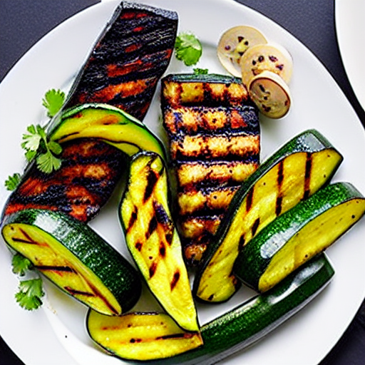 Marinated Grilled Zucchini