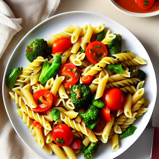 Pasta con le Verdure al Vapore