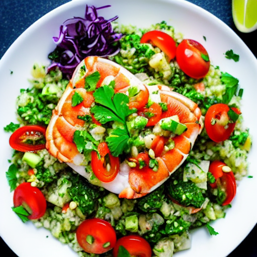 Seafood Tabbouleh