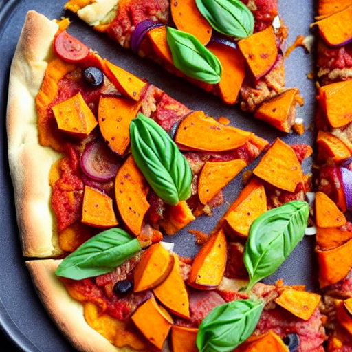 Vegan Sweet Potato Pizza