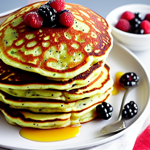 Lemon Poppy Seed Pancakes