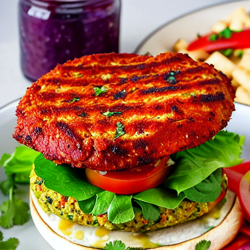 Sumac Tofu Burger